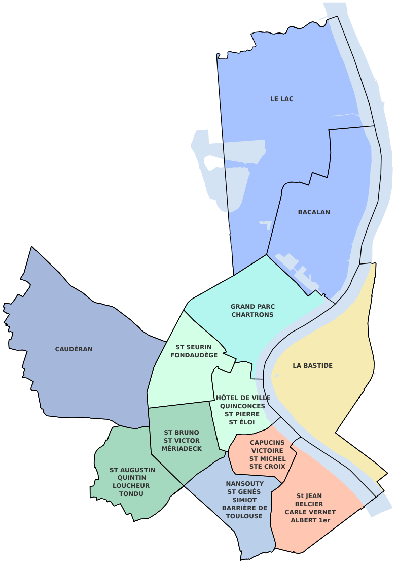 Carte Bordeaux